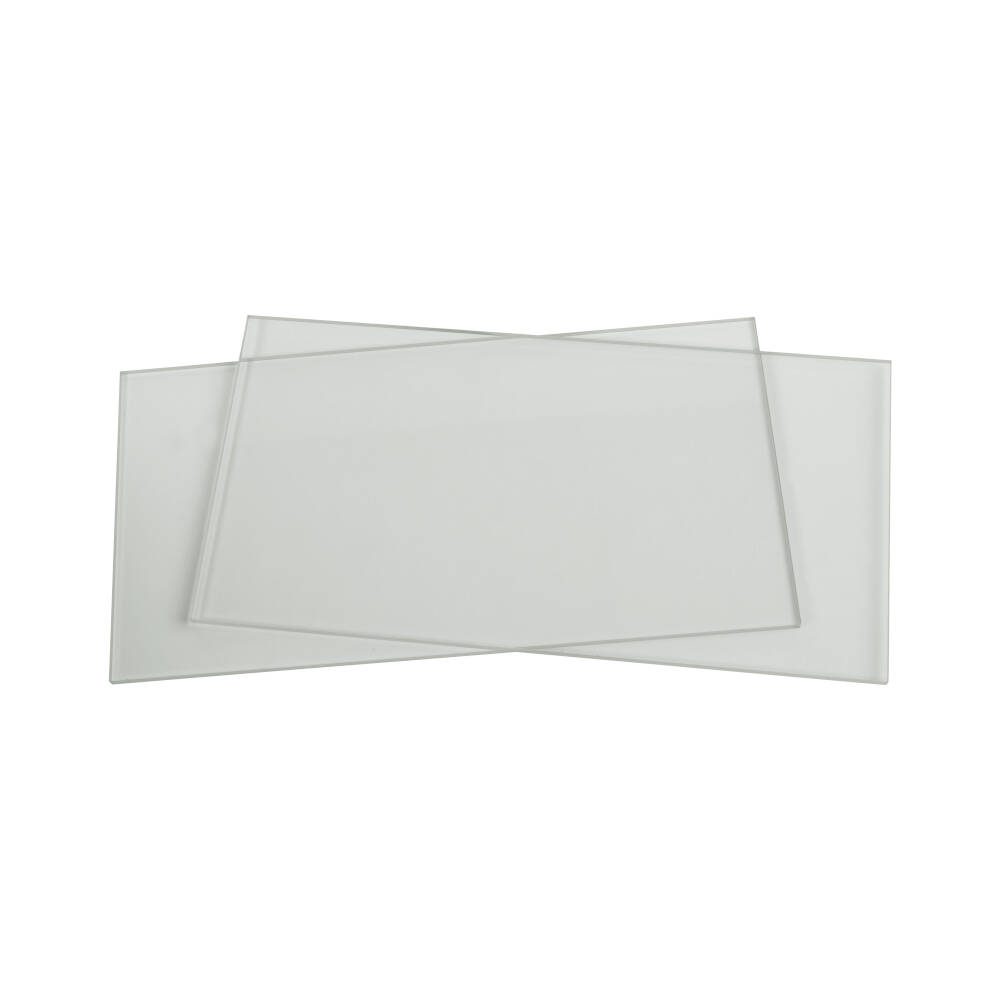 20 x 10cm Plain Glass Plates, 4mm Thick