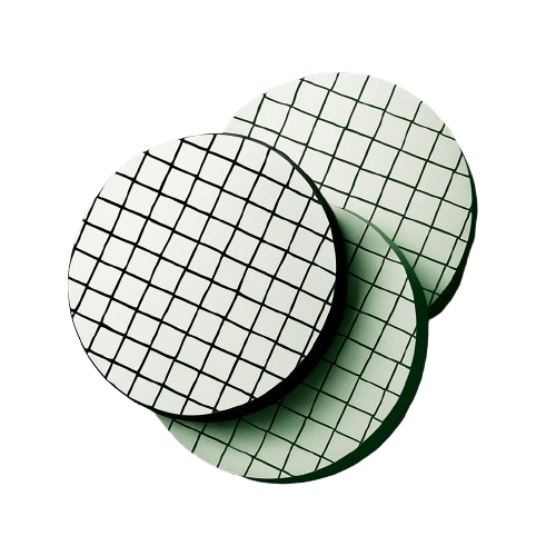 White Membrane with Black Grid-Continuous Sterile Pack-47mm