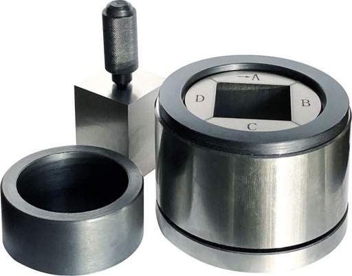 [GEN - SDS50.KS] 50 x 50 mm Square Easy-Retrieve Dry Pressing Die Set